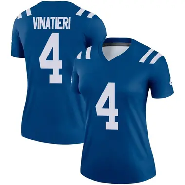 Adam Vinatieri Women's Legend Royal Indianapolis Colts Jersey