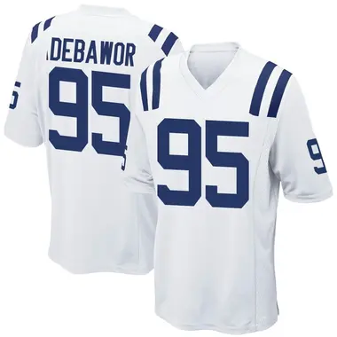 Adetomiwa Adebawore Men's Game White Indianapolis Colts Jersey