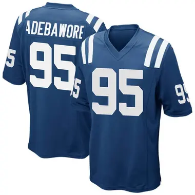 Adetomiwa Adebawore Youth Game Royal Blue Indianapolis Colts Team Color Jersey