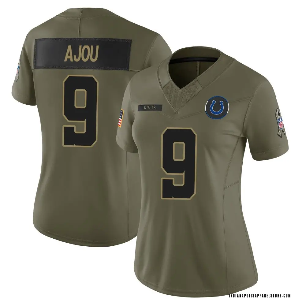 Ajou Ajou Women's Limited Olive Indianapolis Colts Sr. 2025 Salute to Service Jersey