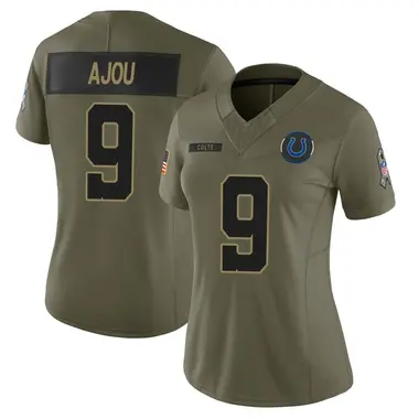 Ajou Ajou Women's Limited Olive Indianapolis Colts Sr. 2025 Salute to Service Jersey