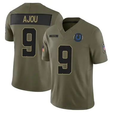 Ajou Ajou Youth Limited Olive Indianapolis Colts Sr. 2025 Salute to Service Jersey