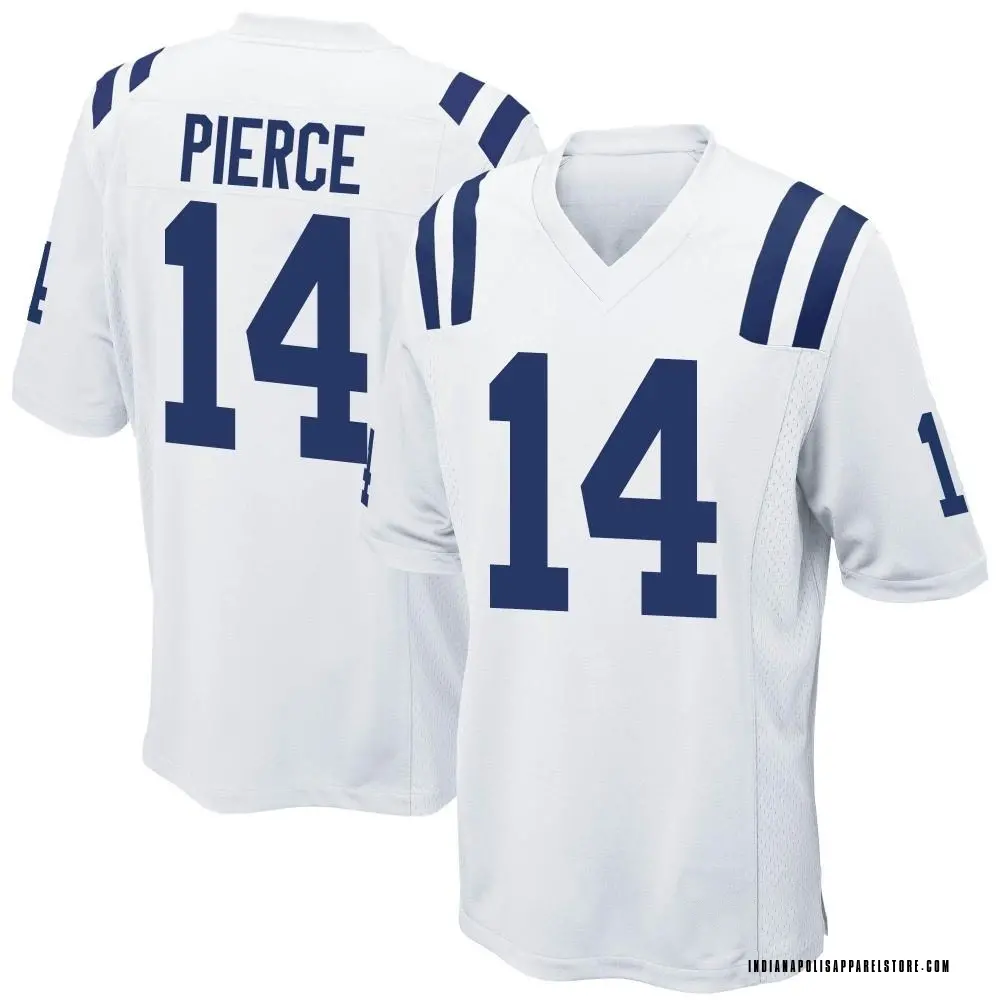 Alec Pierce Men's Game White Indianapolis Colts Jersey