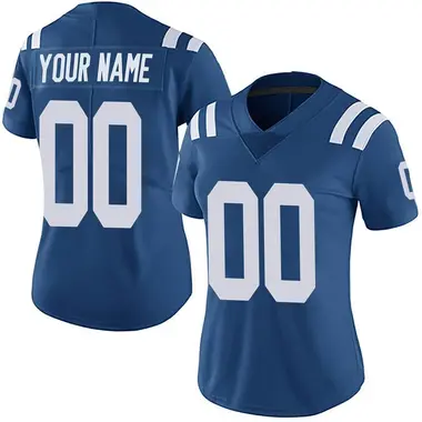 Custom Women's Limited Royal Indianapolis Colts Team Color Vapor Untouchable Jersey