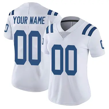 Custom Women's Limited White Indianapolis Colts Vapor Untouchable Jersey