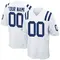 Custom Youth Game White Indianapolis Colts Jersey