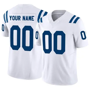 Custom Youth Limited White Indianapolis Colts Vapor F.U.S.E. Jersey