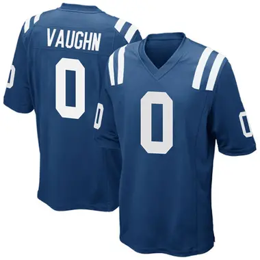 Jordon Vaughn Men's Game Royal Blue Indianapolis Colts Team Color Jersey