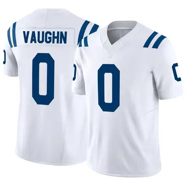 Jordon Vaughn Men's Limited White Indianapolis Colts Vapor F.U.S.E. Jersey