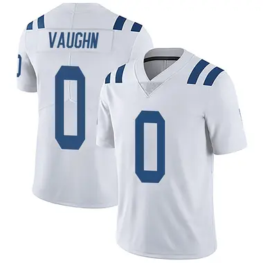 Jordon Vaughn Men's Limited White Indianapolis Colts Vapor Untouchable Jersey