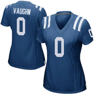 Jordon Vaughn Women's Game Royal Blue Indianapolis Colts Team Color Jersey