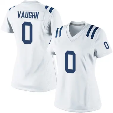 Jordon Vaughn Women's Game White Indianapolis Colts Jersey