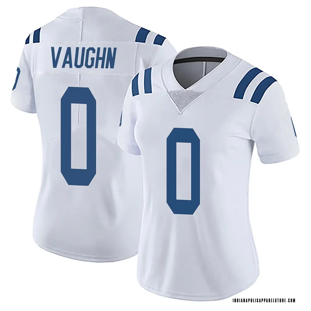 Jordon Vaughn Women's Limited White Indianapolis Colts Vapor Untouchable Jersey
