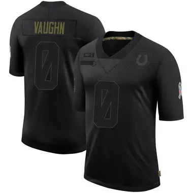 Jordon Vaughn Youth Limited Black Indianapolis Colts 2020 Salute To Service Jersey