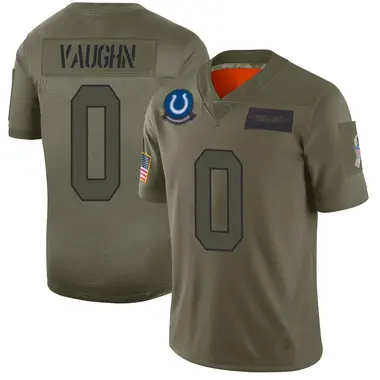 Jordon Vaughn Youth Limited Camo Indianapolis Colts 2019 Salute to Service Jersey
