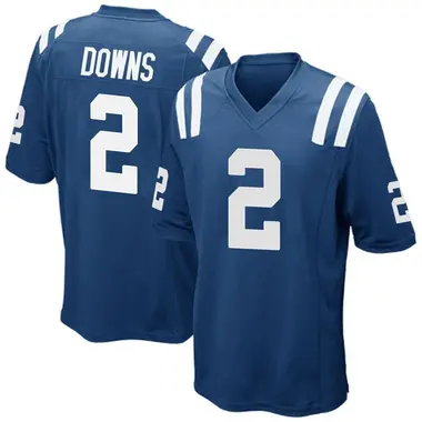 Josh Downs Men's Game Royal Blue Indianapolis Colts Team Color Jersey