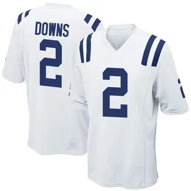 Josh Downs Men's Game White Indianapolis Colts Jersey