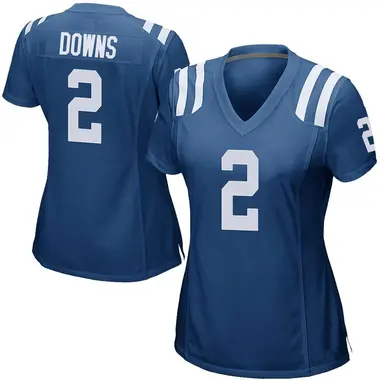 Josh Downs Women's Game Royal Blue Indianapolis Colts Team Color Jersey