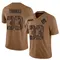 Juanyeh Thomas Men's Limited Brown Indianapolis Colts 2023 Salute To Service Jersey