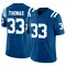 Juanyeh Thomas Men's Limited Royal Indianapolis Colts Vapor F.U.S.E. Jersey
