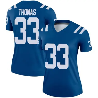 Juanyeh Thomas Women's Legend Royal Indianapolis Colts Jersey