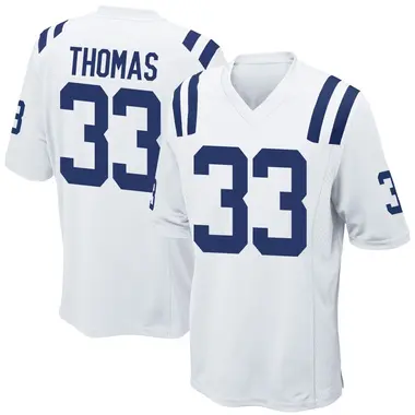 Juanyeh Thomas Youth Game White Indianapolis Colts Jersey