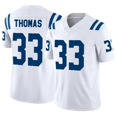 Juanyeh Thomas Youth Limited White Indianapolis Colts Vapor F.U.S.E. Jersey