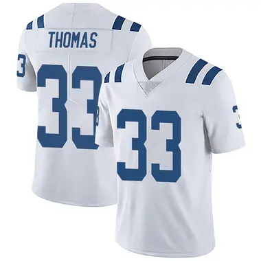 Juanyeh Thomas Youth Limited White Indianapolis Colts Vapor Untouchable Jersey