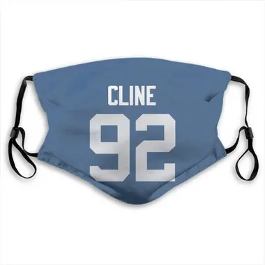 Kameron Cline Name & Number Royal Indianapolis Colts Face Mask