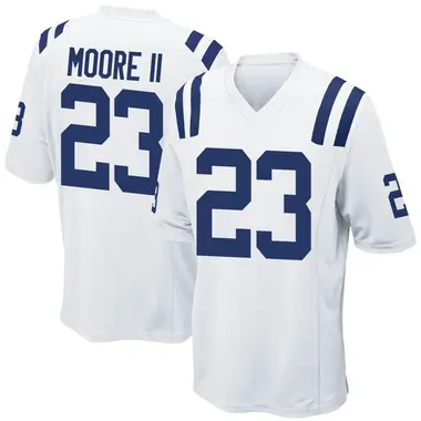 Kenny Moore II Youth Game White Indianapolis Colts Jersey