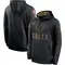 Men's Black Indianapolis Colts 2020 Salute to Service Sideline Performance Pullover Hoodie