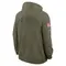 Men's Olive Indianapolis Colts 2025 Salute to Service Sideline Hoodie