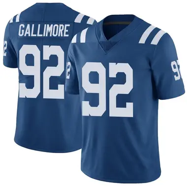 Neville Gallimore Men's Limited Royal Indianapolis Colts Color Rush Vapor Untouchable Jersey