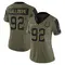 Neville Gallimore Women's Limited Olive Indianapolis Colts 2021 Salute To Service Jersey