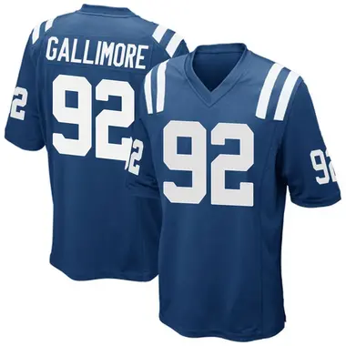 Neville Gallimore Youth Game Royal Blue Indianapolis Colts Team Color Jersey