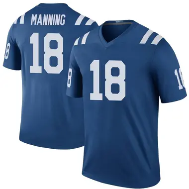 Peyton Manning Men's Legend Royal Indianapolis Colts Color Rush Jersey